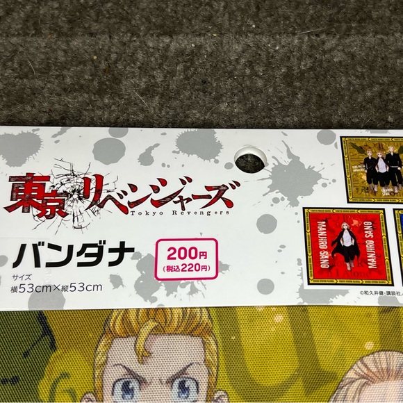 Tokyo Revengers Anime Bandana Officially Licensed Tokyo Manji Gang Toman Japan - Picture 2 of 8